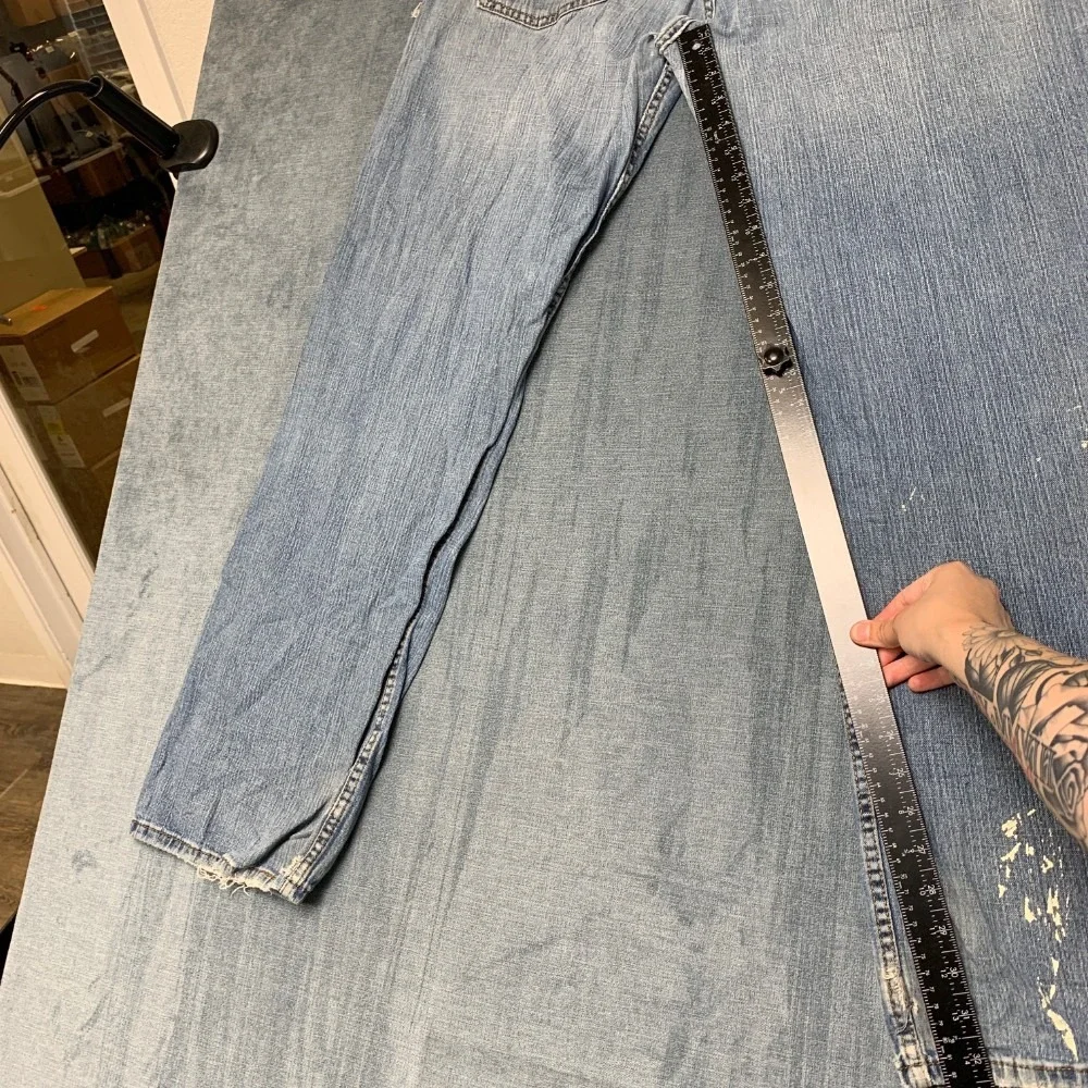 Denizen From Levi's 285 Straight Jeans Men 38x34 Blue Denim Relaxed Fit 5 Pocket